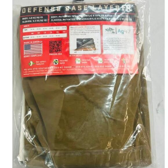 NWT! XGO Men's Apparel Fr Defense Base Layer Combat Shirt LARGE - Picture 11 of 13